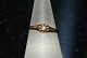 Gold ring with Diamond 14 CaratSize 53