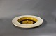 Beautiful ceramic dish with a glaze in Brown and yellow colors by Herman A. Kähler.