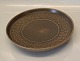 Umbra Brown Azur Nissen Kronjyden B&G Quistgaard  Stoneware 427 Bowl on foot 4.5 x 19.5 cm