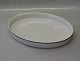 Brown Domino porcelain14907 Oval bowl  35 x 26.5 cm Royal Copenhagen
