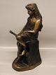 Girl Skulpture: Rudolf Tegner (12. juli 1873 – 5. juni 1950)  Bronze 48 cm