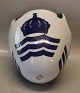 Royal Copenhagen Art Nouveau RC Hanging Vase with three wavy lines and crowned logo 24 x 20 cm 3 handles
