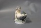 Kgl. porcelænsfigur Pan med frø, nr. 1713.