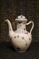 Blue Fluted (half lace) coffee pot by Royal Copenhagen. 1/519.