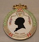 Royal Copenhagen RC-S 1 King Christian IX (1818-1906) Reigned 1863-1906 12.5 cm Design Arnold Krog 1906