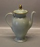 Empress - Kjøbenhavns Porcellainsmaleri KPM Pastelfarvede Kaffekande 21 cm mint grøn