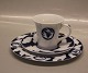 Lin Utzon Rosendahl Hans Christian Andersen Stel Kaffekop, stor  ca  9 x 9 cm og underkop 16 cm