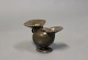 Speciel vase i disko metal, designet af Just Andersen i midten af 1930erne.5000m2 udstilling.
