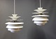 Et par kuglelameller, Ø40, designet af Poul Henningsen. 5000m2 udstilling.