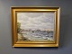 Maleri af Johan Neumann, motiv af Øresund, fra omkring 1910.5000m2 udstilling.