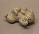 21432 RC Celedan glazed bear cub on the side 4 x 9 cm, (1003232)   Knud Kyhn, February 1957