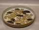 Aluminia Copenhagen Faience 962-3726 RC Faience Bowl 4 x 25 cm, Baca, Ellen Malmer