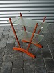 Teak plantebord med glasplader.