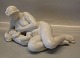Royal Copenhagen 4048 RC Mother feeding child Johannes Hedegaard 22 of 50 numbered Blanc de Chine 17 x 34 cm