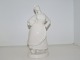 Royal Copenhagen blanc de chine figurineWoman by Bode Willumsen
