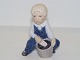 Sjælden Royal Copenhagen FigurDreng med spand og spade