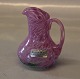 Kosta Boda Ulrica Hydman-Vallien. Miniature Lille pink kande signeret 88013 Pastel  7.5 cm
