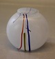Kosta Boda Swedish Artist Collection. Bertil Vallien 48223 Rainbow Vase 7.5 x 8 cm