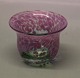 Kosta Boda Svensk Kunstner samlingen. Ulrica Hydman-Vallien Miniature 58013 Pastel skål Vase 5 x 6.5 cm