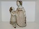 Bing & Grondahl stonewareLarge figurine - mother and girl