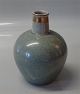 Kongelig Dansk  Craquelé, Craquele 457-3582 Kgl. Grøn Vase 15 cm