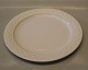 326 Tallerken 21 cm Bing & Grøndahl  Hvid Cordial Quistgaard for B&G / Nissen Kronjyden Stoneware