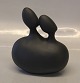 Kongelig Dansk 0389 Kgl. Stor sort kærlighedsnode Musica 17 x 14 cm Monica Ritterband  1002389