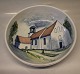 Royal Copenhagen Unique Bowl  Lars Swane Tranderup Church, Aeroe LS E. III 9.5 x 27.5 cm