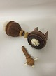 Tool for the needlework, antiqueWith a pincushion and a screw to secure it to the table. With decorations  L: 20cm