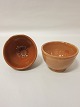 Geléforme af lerMed smukt mønster i bundenH: 6cm, Diam: 9,5cm