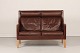 Børge MogensenHigh Sofa 2432Chocolate brown leather
