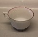 Palads  8608-1536 Kop og underkop ca 13.5 cm (072-073) Rød / pink ekstra kant 8608-1535 guld og grå kant