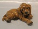 Rosenthal Laying Dachshund 10 x 19 cm Handpainted Germany Proffessor Fr. Karner Dackel
