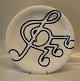 375 Fad, rundt 35.3 cm Royal Copenhagen Musica, Monica Ritterband