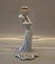 B&G Porcelain B&G 1525 Art nouveau Woman with jar(Candlestick) 27 cm DJ
