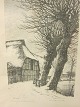 Tryk af Heinrich Blunck (1891-1963) inkl. ramme "Vandmølle i Sydslesvig"Rammemål: 34cm x 46cmH. Blunck er født i Kiel.Se vores WEB-side for andre værker af H. Blunck