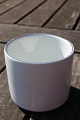 Blue Line Danish faience porcelain, round jars dia 8cm