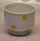 Polka Dot B&G Porcelain B&G 570.2 Cup with yellow polka dots ca 7.5 x 9.5 cm