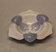 B&G Porcelain B&G Art Nouveau Lotus flower 11 cm Pre 1915 - Blue