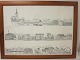 Tryk af Jens Funder NielsenSønderborg Havn58cm x 78cm inkl. ramme