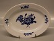 8019-10 Large oval platter 43.5 x 33,5 cm  Danish Porcelain Blue Flower braided Tableware