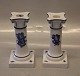 Kongelig Dansk Porcelæn Blå Blomst Flettet 8215-10 Lysestage, rund på firkantet fod 15 cm