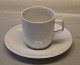 Bernadotte B&G White form 674 102 Coffee Cup 7 x 6.7 cm  and saucer 14 cm 1.25 dl (305)