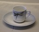 Art Nouveau  B&G Porcelain B&G 493 Miniature Art Nouveau Cup 4.7 x.4.7 cm Dragonfly and saucer 11.5 cm