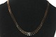 Brick Necklace with 5 rows, 14 karat goldLength 41 cm.
