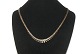 Brick Necklace with Gradients and Embossing, 8 Karat GoldLength 43.5 cm.