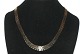 Brick Necklace with Rope, 14 karat goldLength 41 cm.