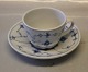 Bing & Grøndahl  Blåmålet  Hotelporcelæn 747 Stor kaffekop 6 x 9 cm og underkop 15 cm (746-1023-2011) logo