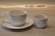 Fleur Pink /Rosa Modern B&G Pattern  476 Office Cup 7 x 10 cm / 2.25 dl  og underkop 17.8 cm