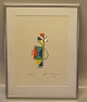 Ejler Bille Lithografical work in frame 41.5 x 32 cm Signed Ejler Bille 1994 Limited 190 of 264